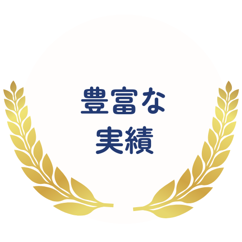 豊富な実績